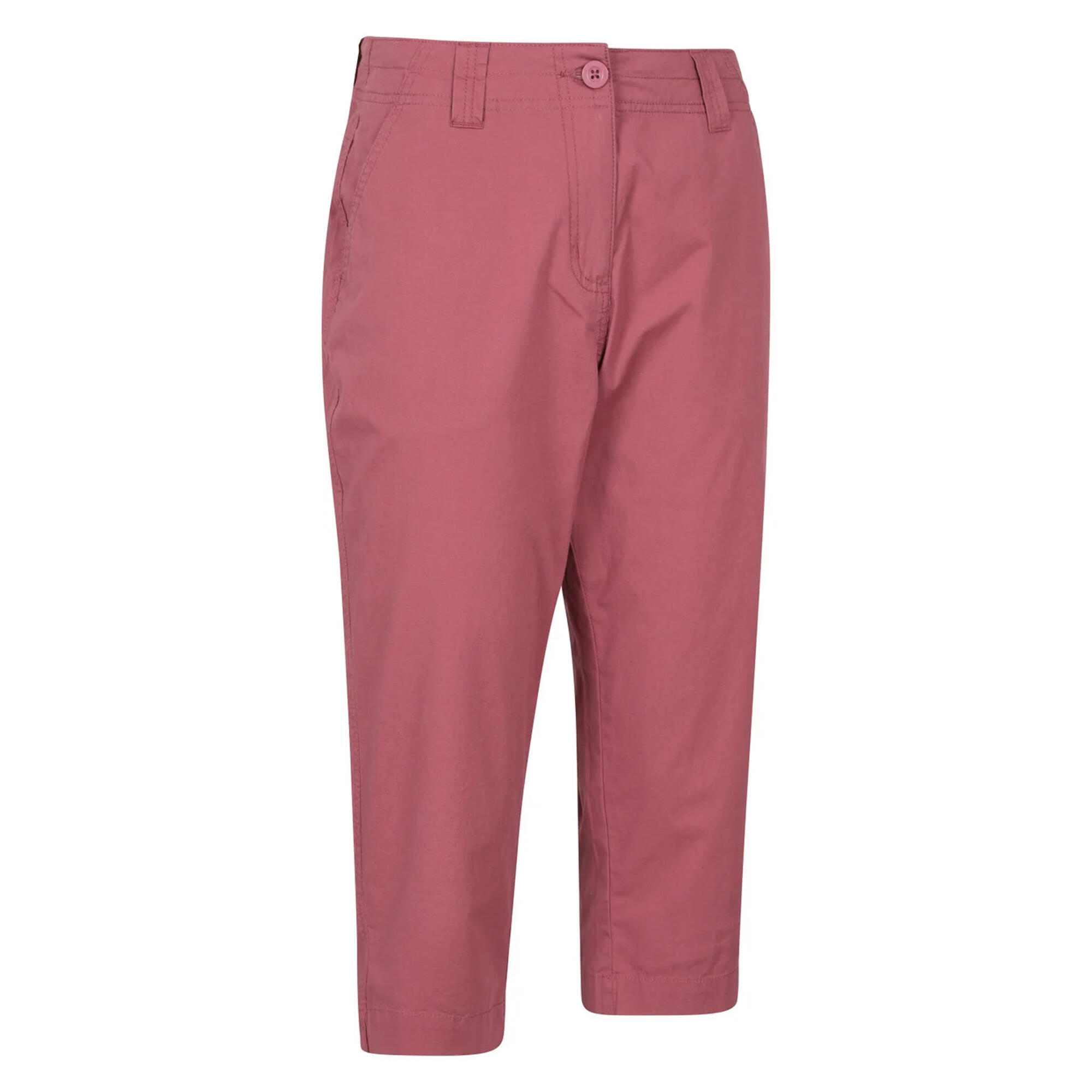 Womens/Ladies Coastal Stretch Capri (Pink) 4/4