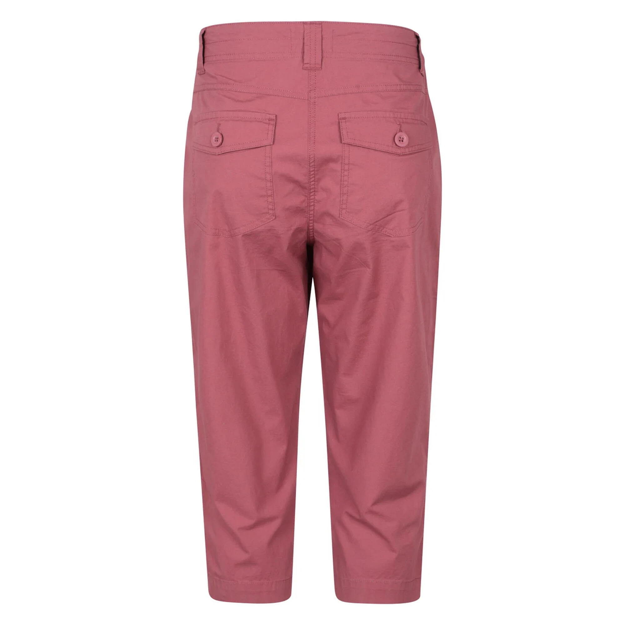 Womens/Ladies Coastal Stretch Capri (Pink) 2/4