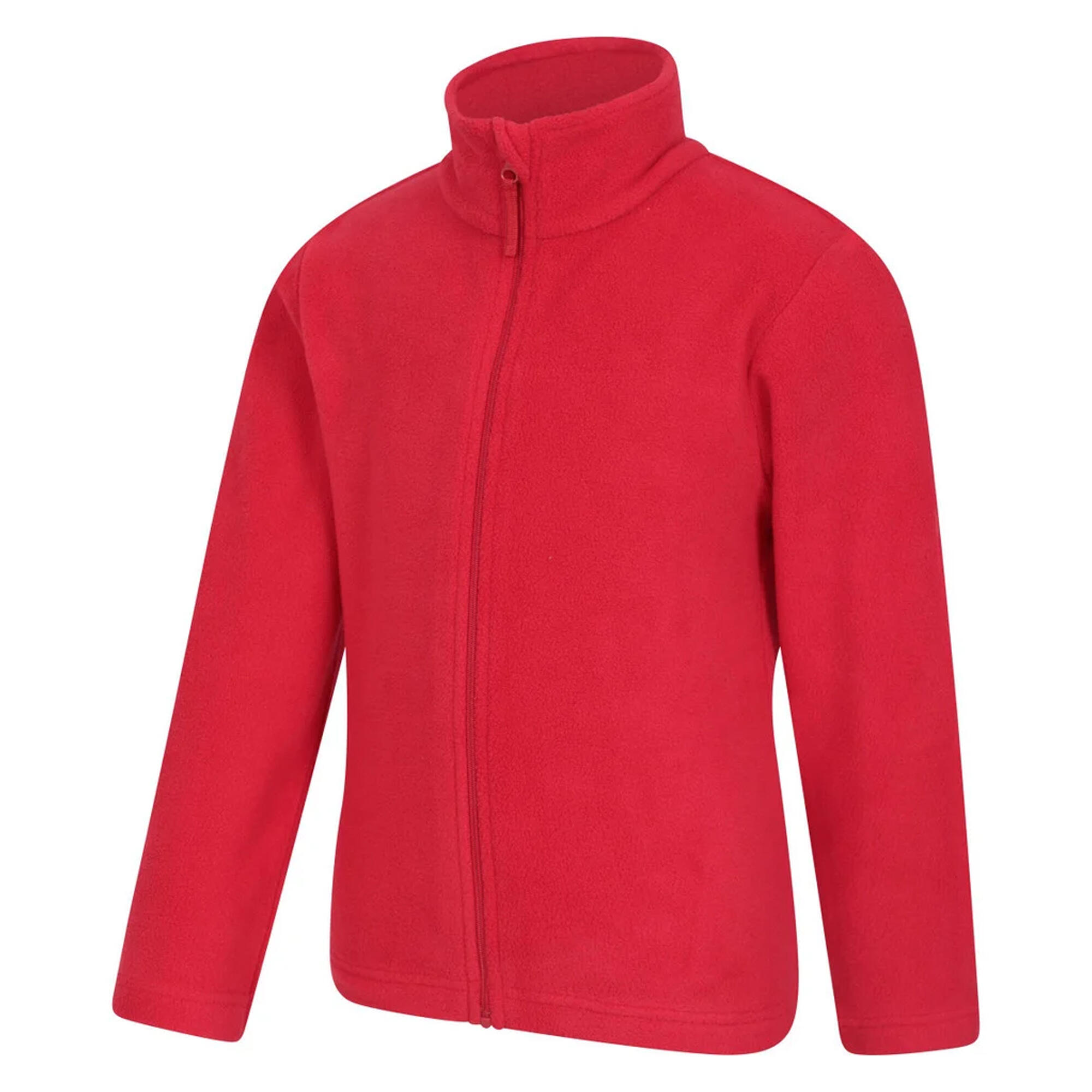 Childrens/Kids Camber II Full Zip Fleece Jacket (Dark Red) 3/4