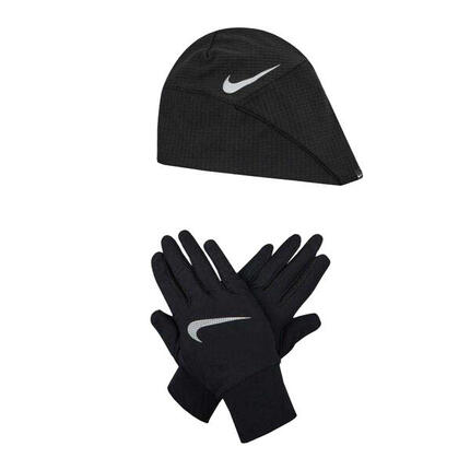 Ensemble Bonnet Et Gants Course À Pied ESSENTIAL Femme (Noir)