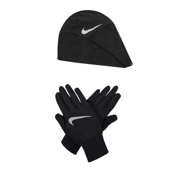 Ensemble Bonnet Et Gants Course À Pied ESSENTIAL Femme (Noir)
