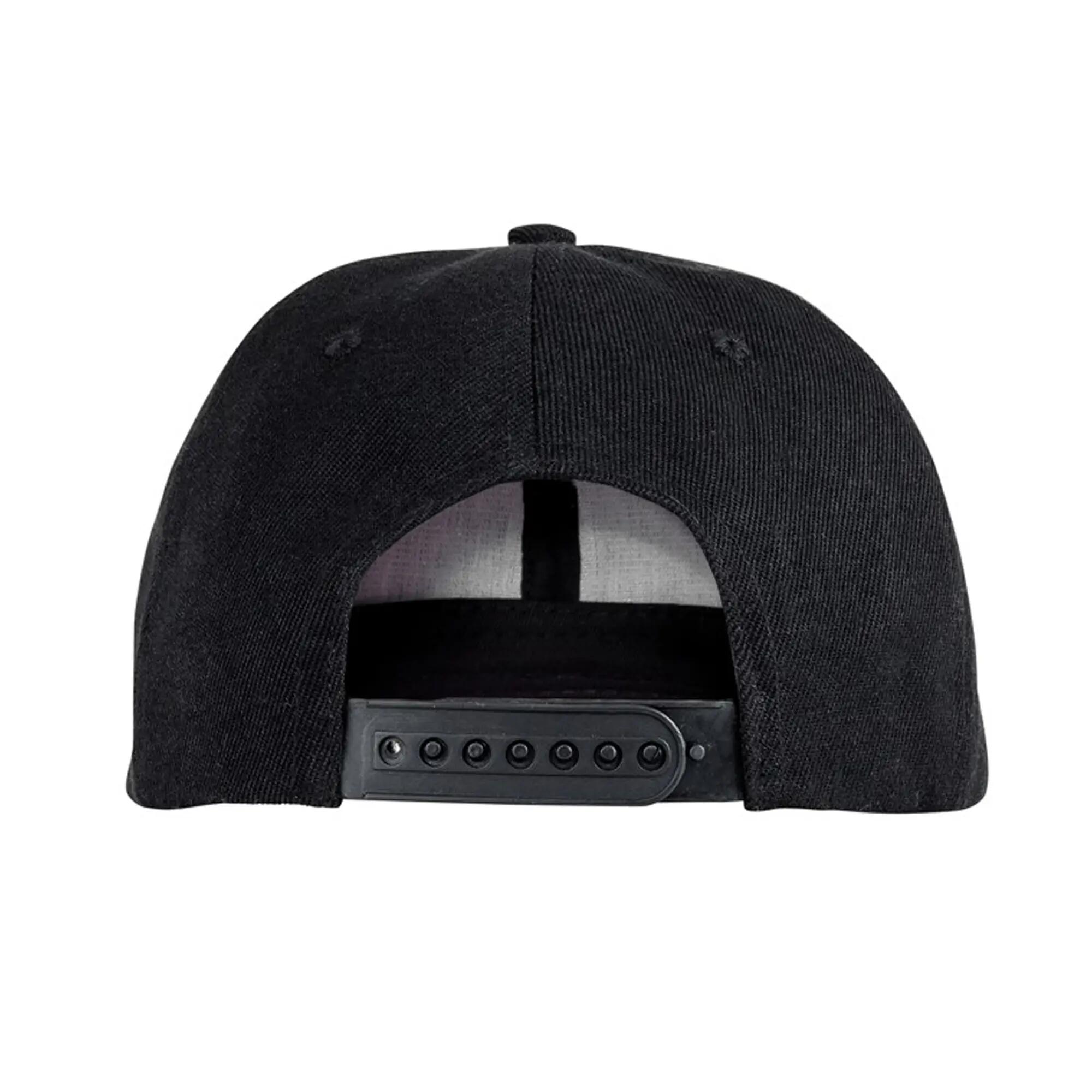 Mens Bronx Glitter Snapback Cap (Black/Turquoise) 2/3