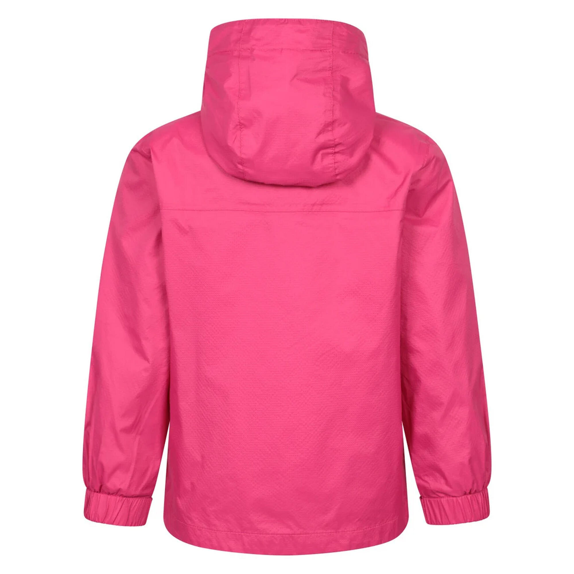 Childrens/Kids Torrent Waterproof Jacket (Dark Pink) 2/4