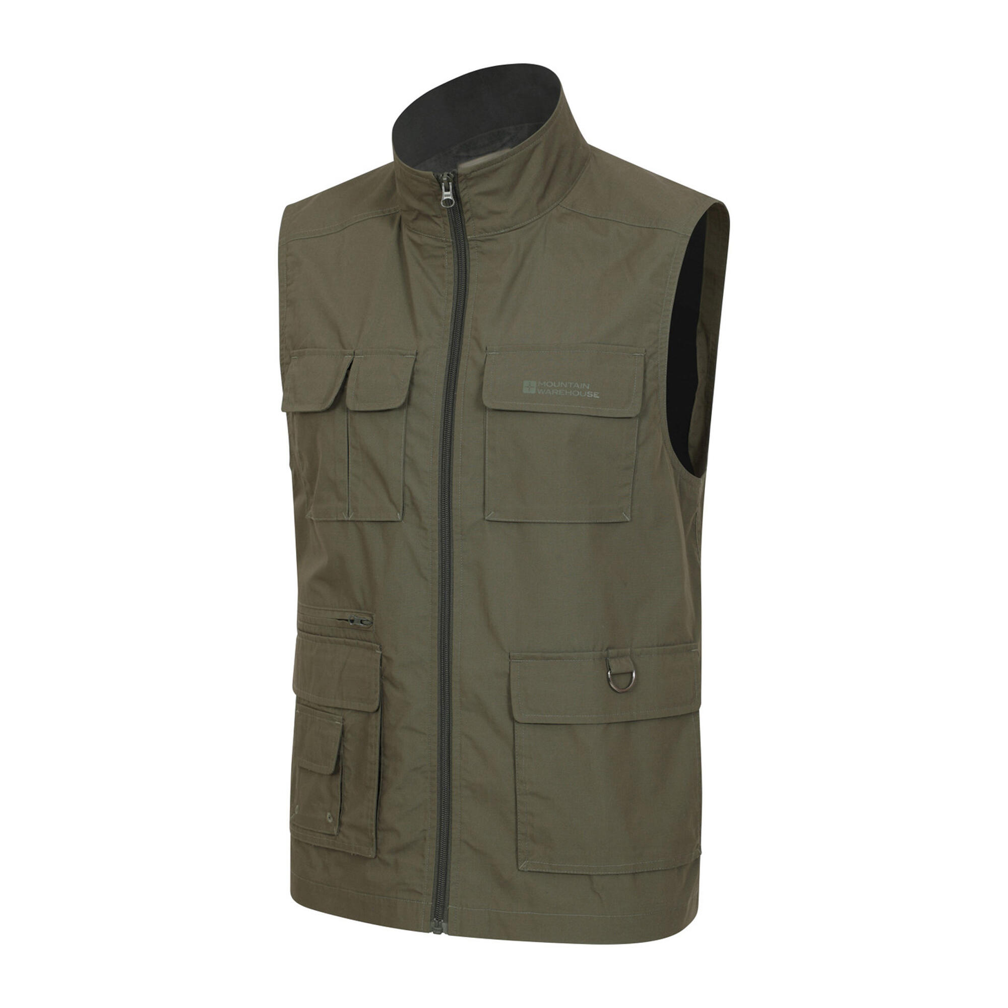 Veste Sans Manches TREK Homme (Vert Kaki) 3/3