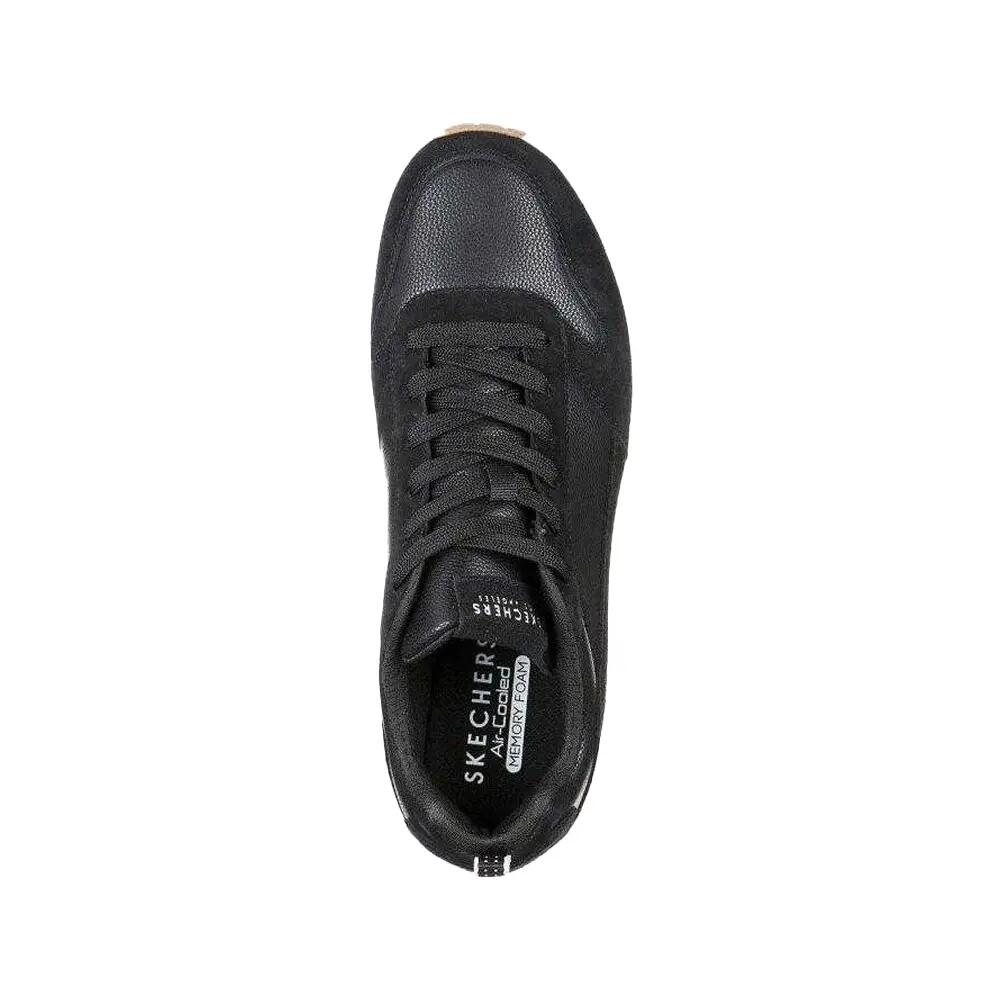 Calçado de couro Uno Stacre para homem (Preto) 4/7
