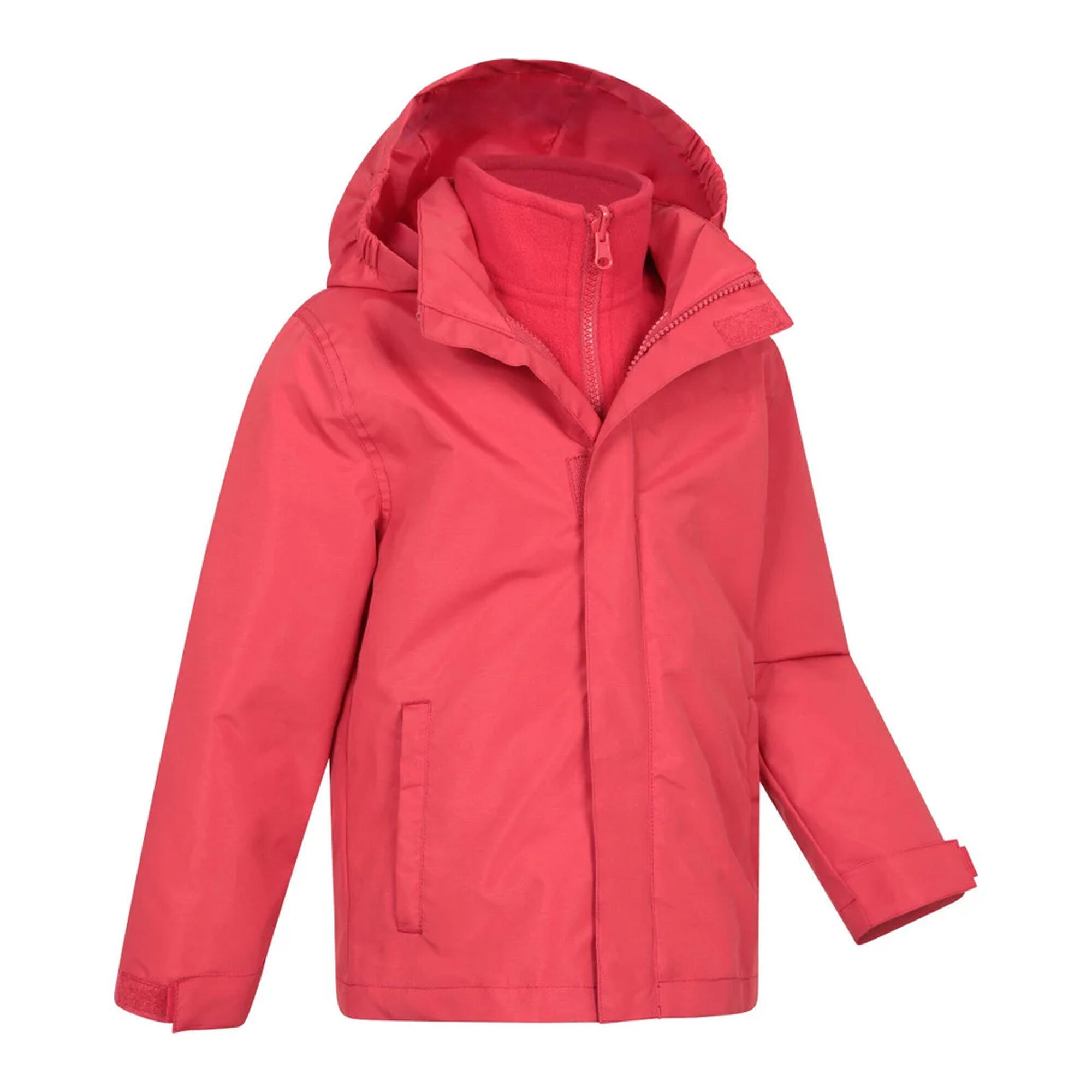 "Fell" Jacke für Kinder Aktiv-Rot 4/4