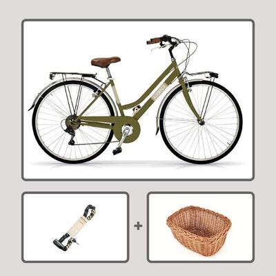 Bicicletta da città Urbana Airbici ALLURE LADY 28" 6 Velocità