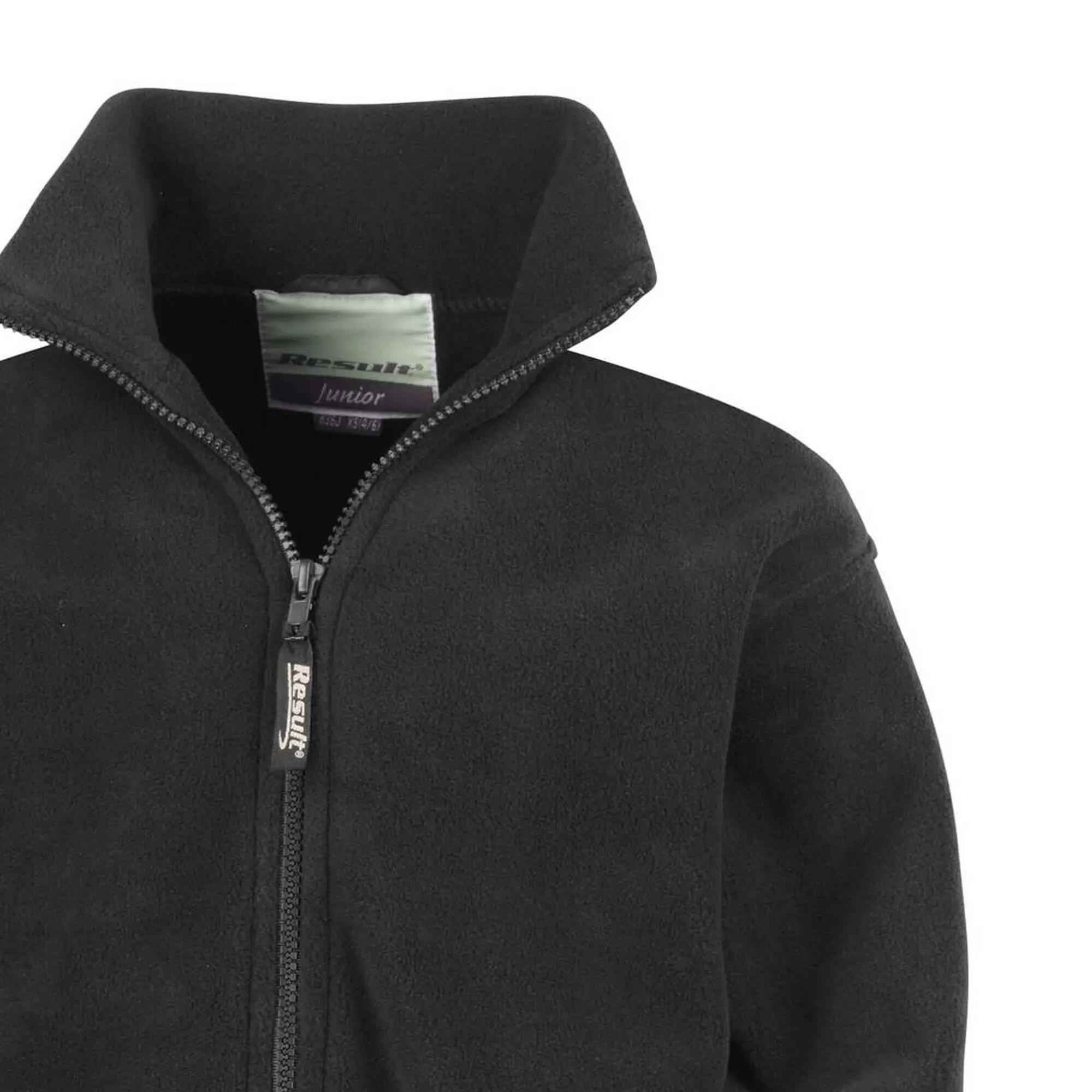 Fleecejacke für Kinder Schwarz 2/3