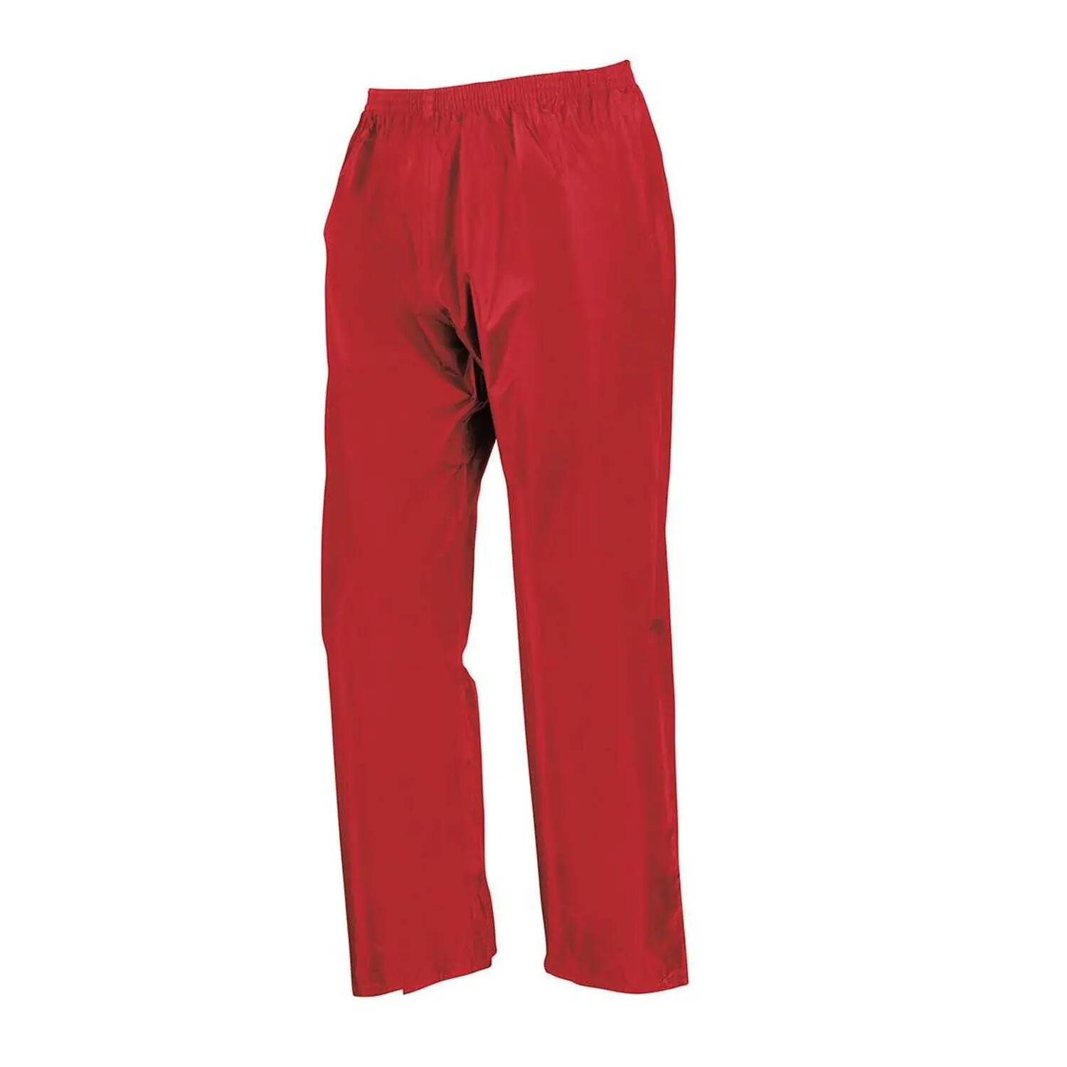 Completo Giacca E Pantaloni Impermeabili Bambini Result Rosso 3/4
