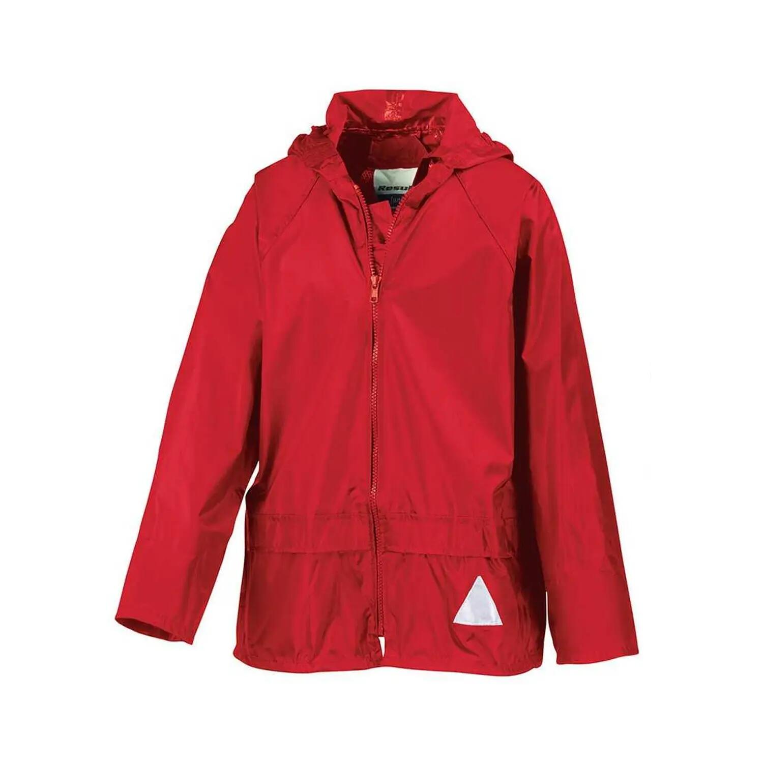 Completo Giacca E Pantaloni Impermeabili Bambini Result Rosso 2/4
