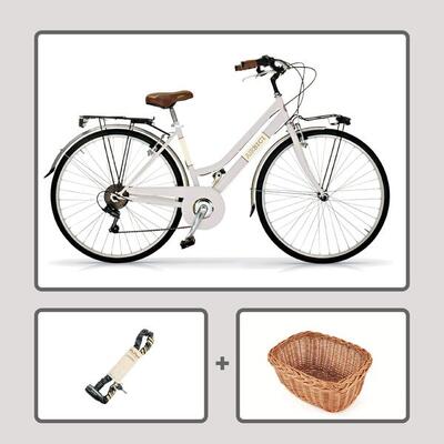 Bicicletta da città Urbana Airbici ALLURE LADY 28" 6 Velocità