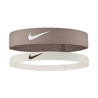Fascia Per Capelli Flessibile Misura Confezione 2 Nike Bianco Marrone