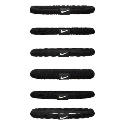 Elastici Per Capelli Flessibile Donna Misura Confezione 6 Nike Nero