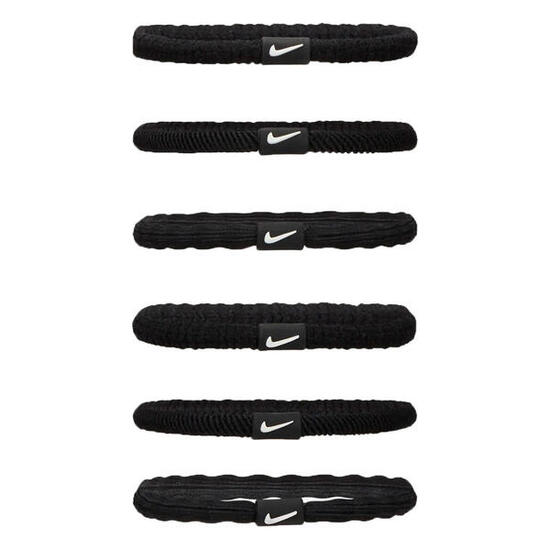 Elastici Per Capelli Flessibile Donna Misura Confezione 6 Nike Nero