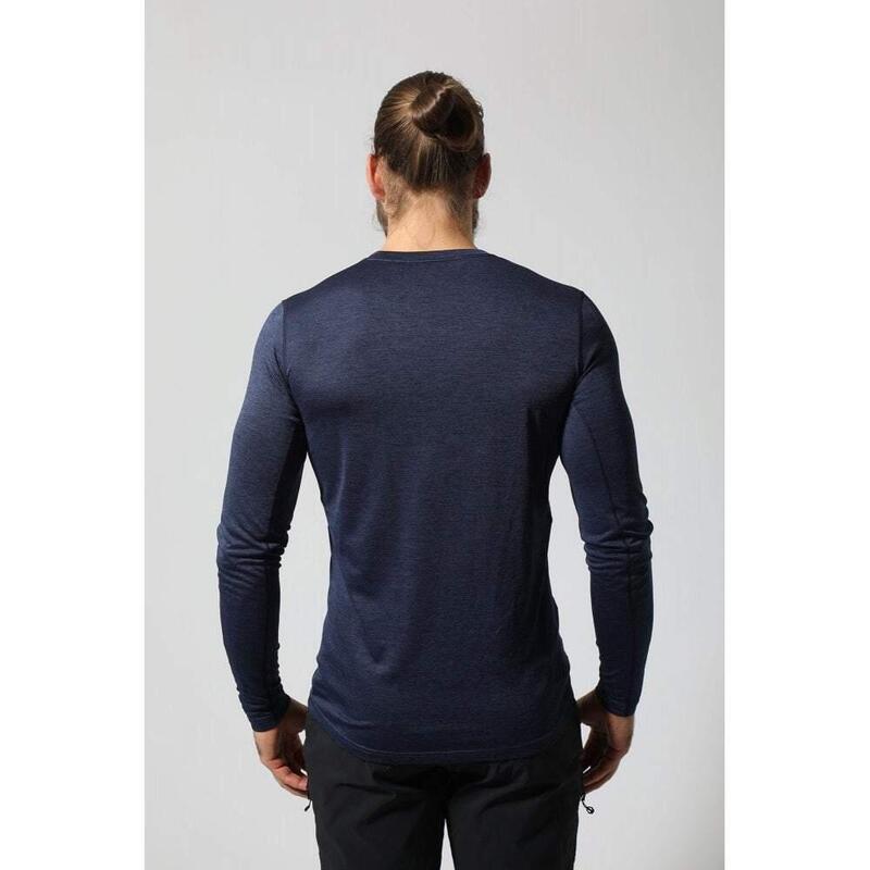 Dart Long Sleeve T Shirt - Dark Blue