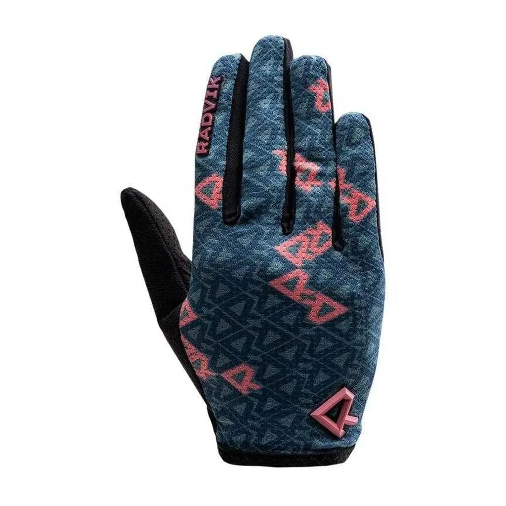 Womens/Ladies Washed Cycling Gloves (Multicoloured)