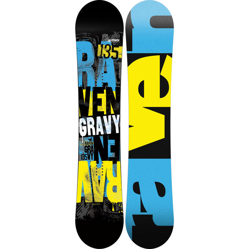 Snowboard voor kinderen Gravy Junior Geel/Blauw