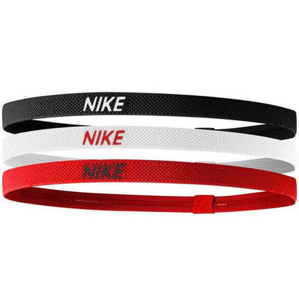 2.0 Elastische Hoofdband (Set van 3) (Wit/zwart/rood)