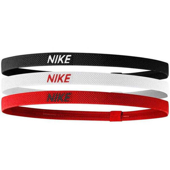 2.0 Elastische Hoofdband (Set van 3) (Wit/zwart/rood)