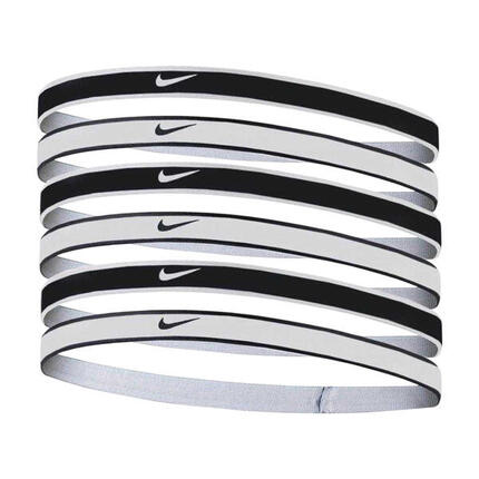 Bandeau Sport Motif/style Rayure Contrastée Sur Bord (Blanc / Noir)