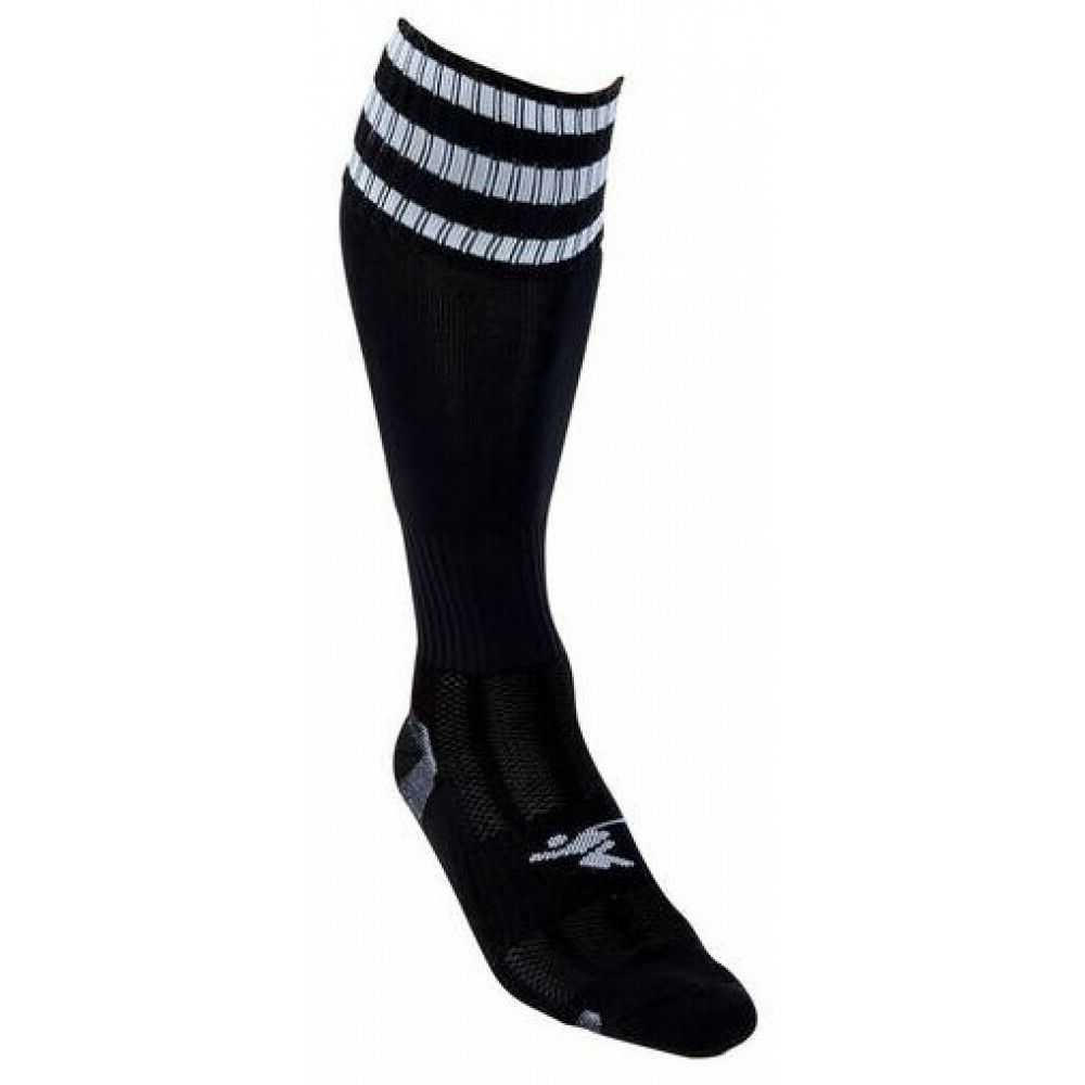 Chaussettes De Football PRO Adulte (Noir / Blanc) 2/2