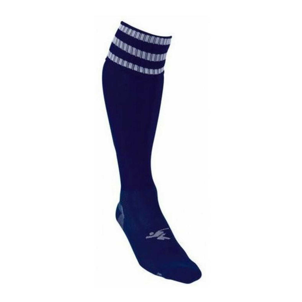 Chaussettes De Football PRO Adulte (Bleu Roi / Blanc) 2/2