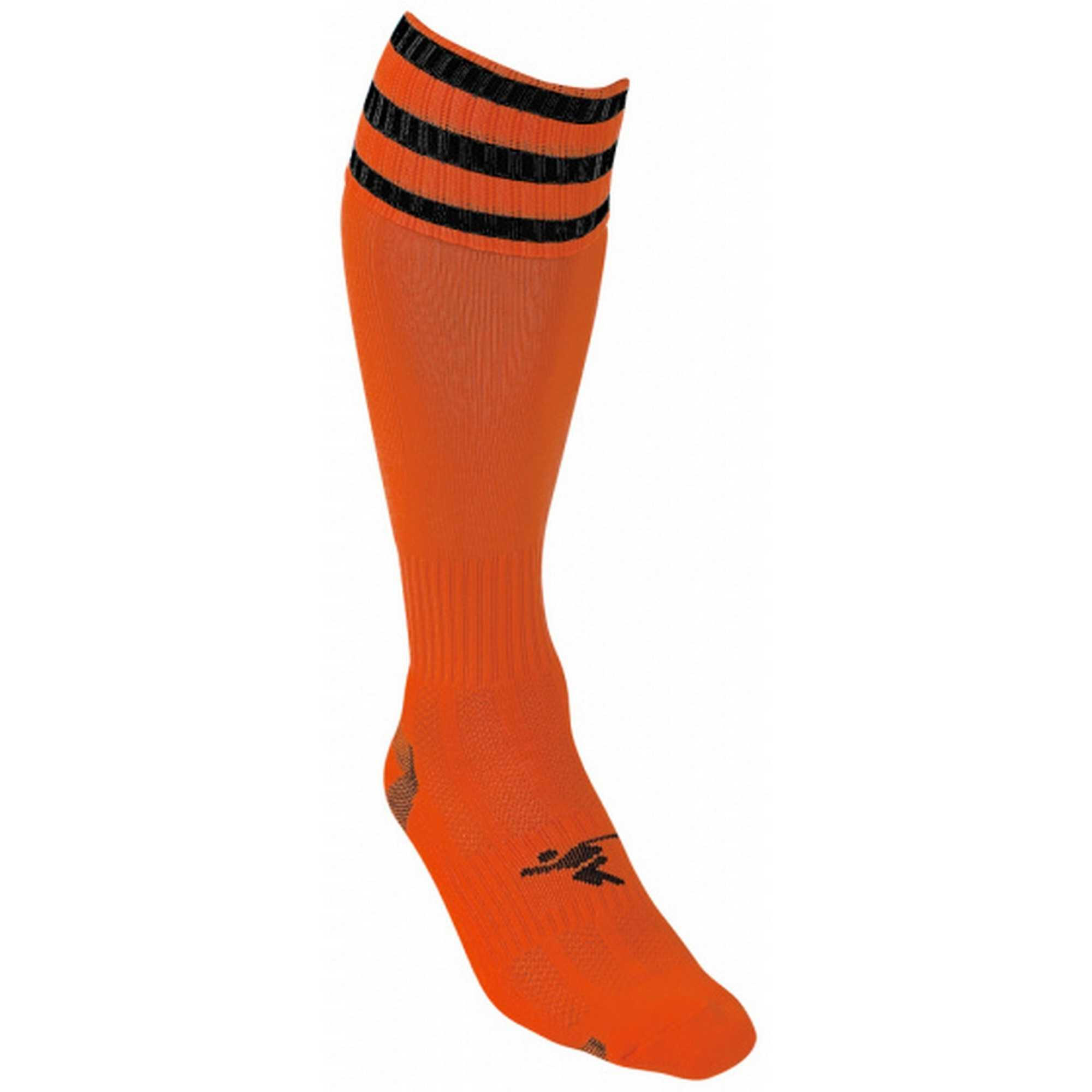 Chaussettes De Foot PRO Enfant (Orange / Noir) 2/2