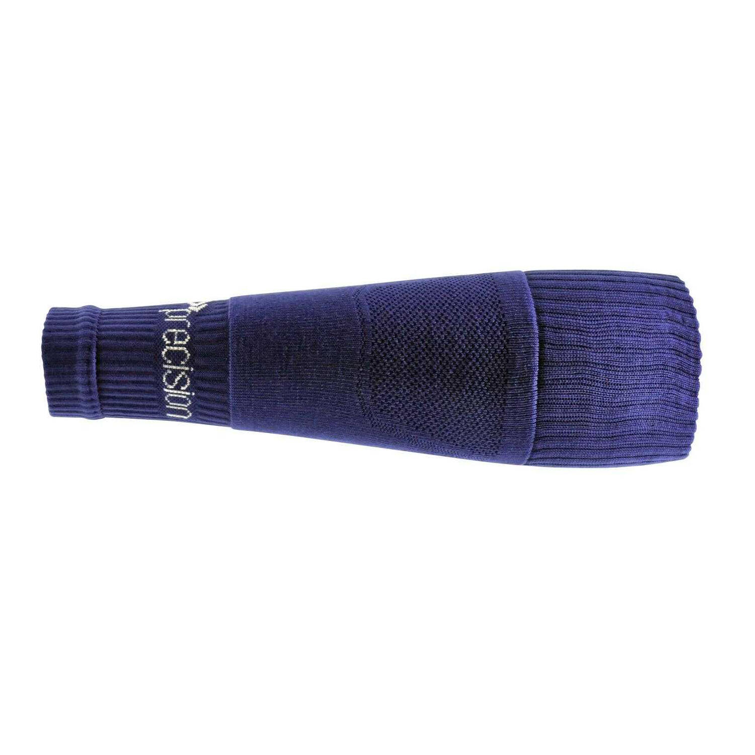 Adulto Unisex Compressione Calze Senza Piedi Precision Pro Blu Navy 2/2