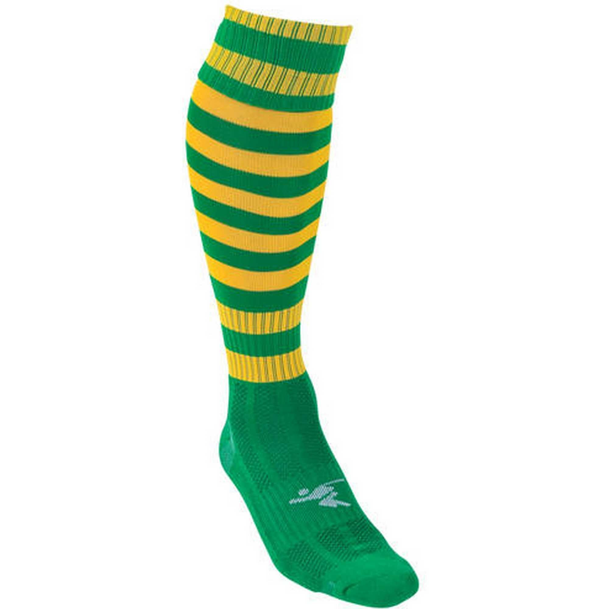 Calzini Da Calcio Ad Anello Bambini Precision Pro Verde Oro 2/2