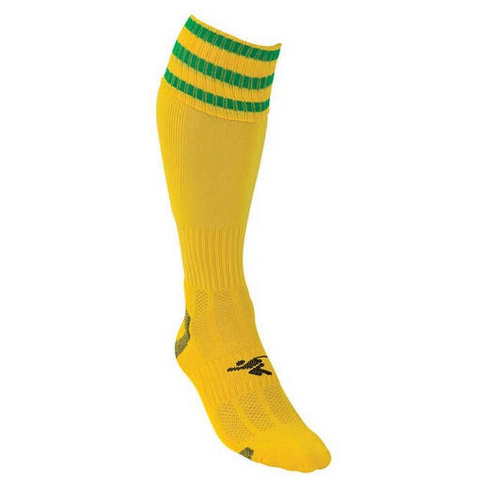 Chaussettes De Football PRO Adulte (Jaune / Vert) 2/2