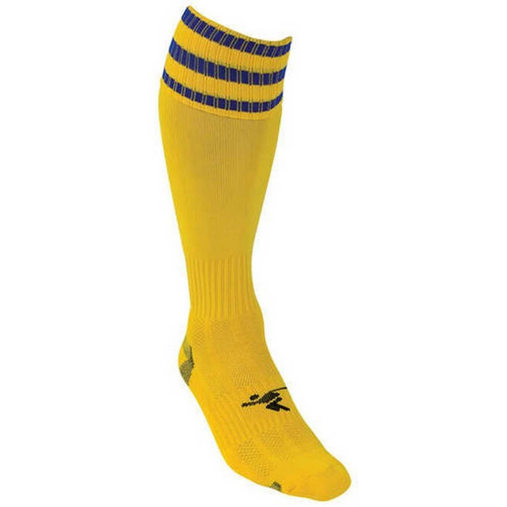 Calzini Da Calcio Bambino Precision Pro Giallo/blu Reale 2/2