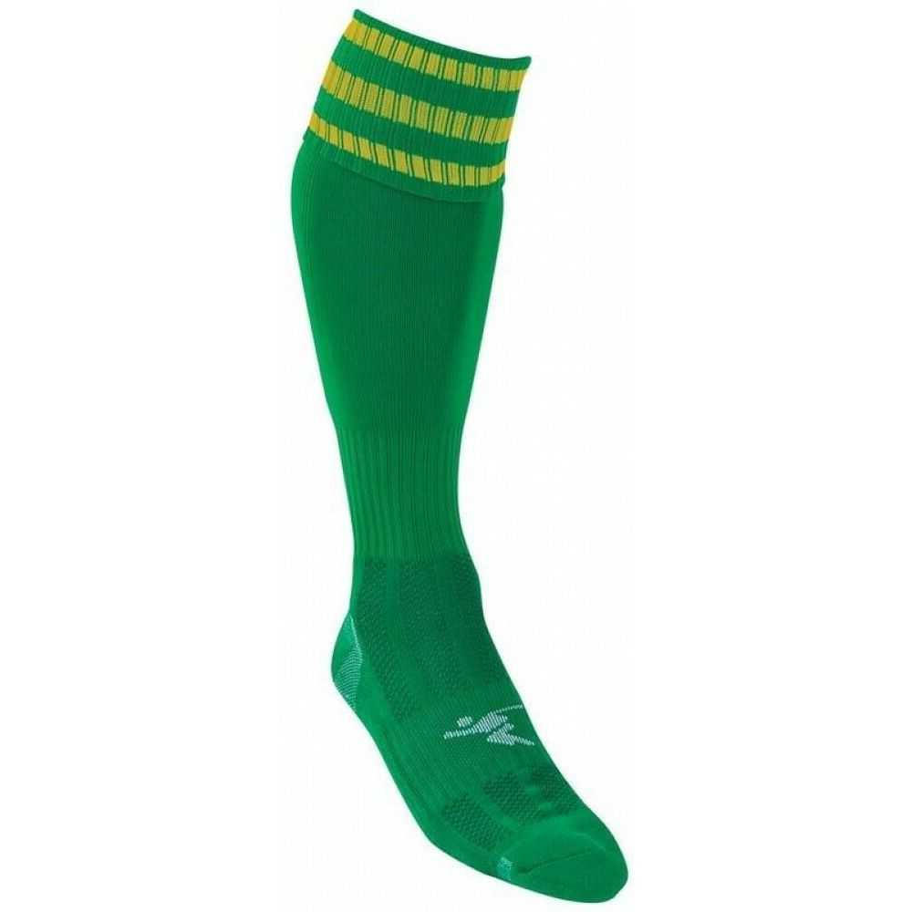 Chaussettes De Football PRO Adulte (Vert / Doré) 2/2