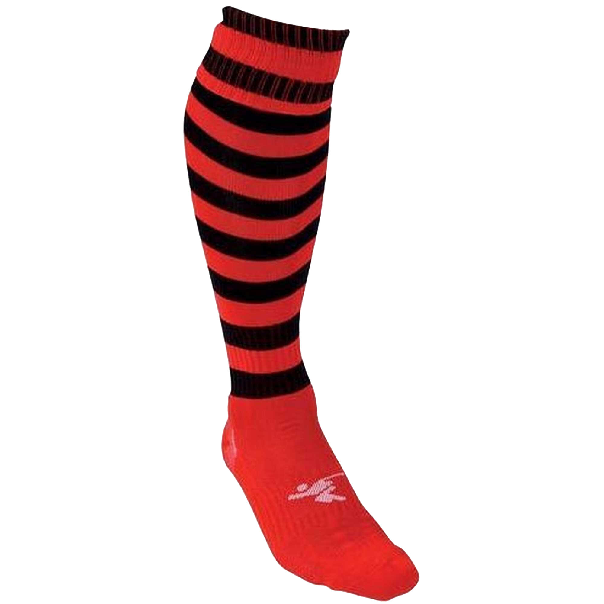 Calzini Da Calcio Ad Anello Bambini Precision Pro Rosso Nero 2/2
