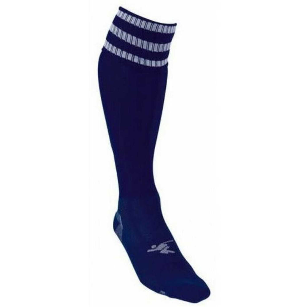 Chaussettes De Football PRO Adulte (Bleu Marine / Blanc) 3/3