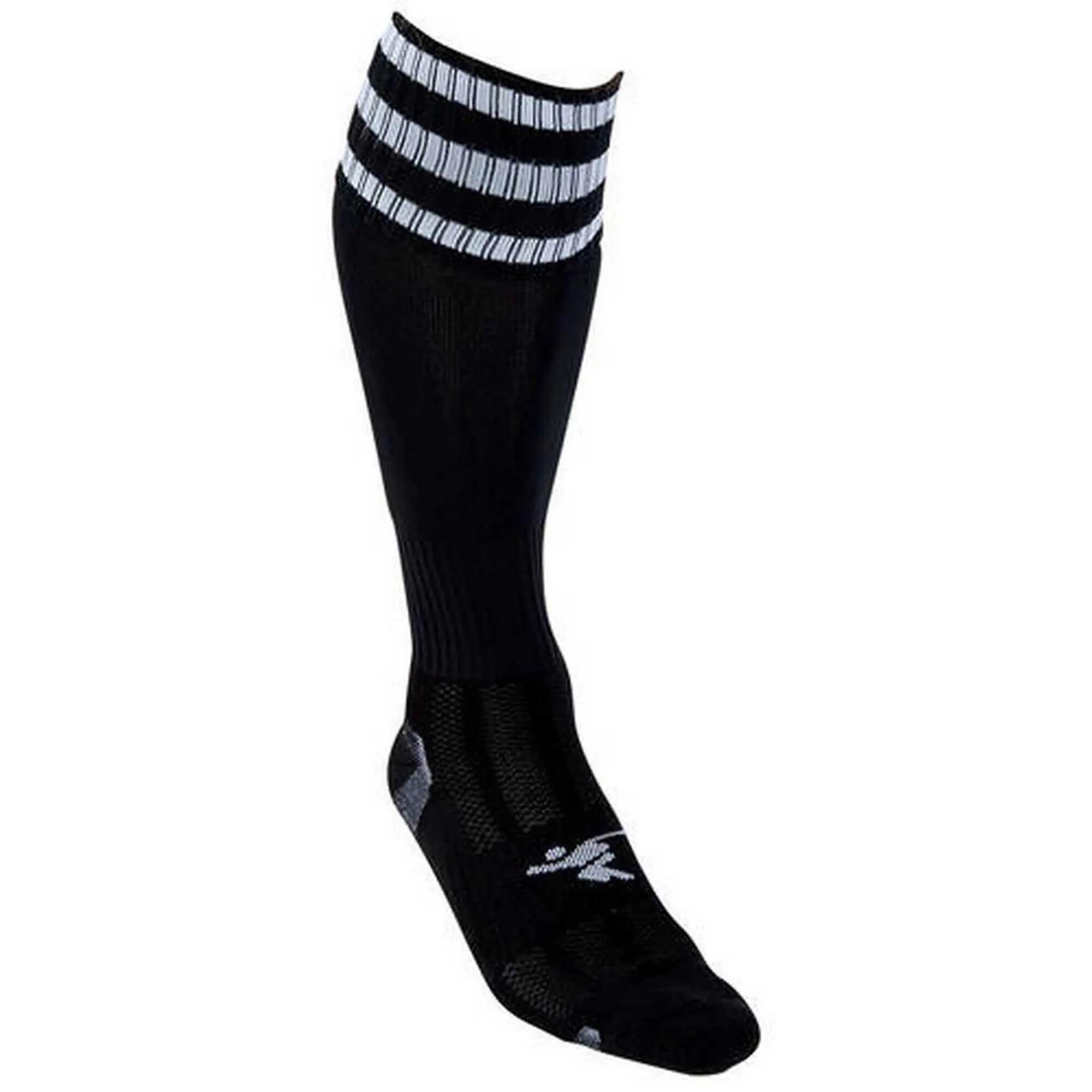"Pro" Fußballsocken für Kinder Schwarz/Weiß 2/2