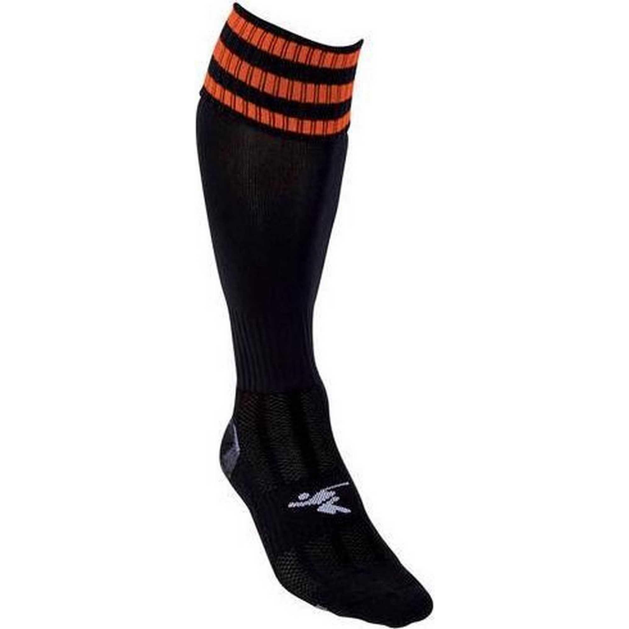 Chaussettes De Foot PRO Enfant (Noir / Orange) 2/2