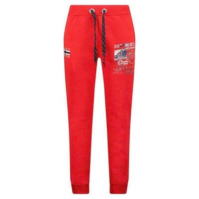 Pantaloni Da Jogging Uomo Geographical Norway Meographe EO Rosso