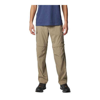 Pantalone Convertibile Uomo Columbia Silver Ridge Utility Beige Crema