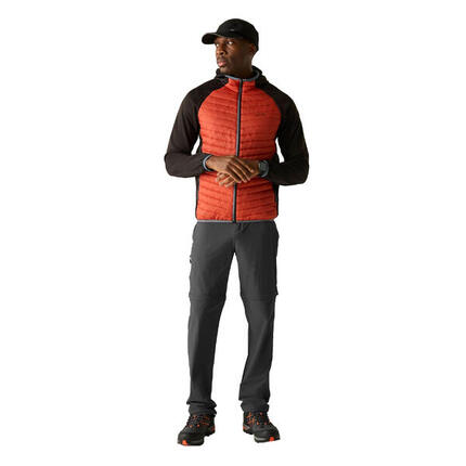 Pantalon De Voyage À Poches Et Taille Semiélastiquée 2en1 Homme (Bleu Nuit)