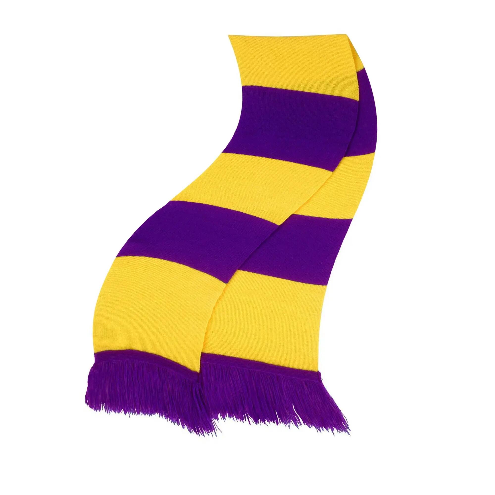 "Team" Schal Damen und Herren Violett/Gelb 2/2