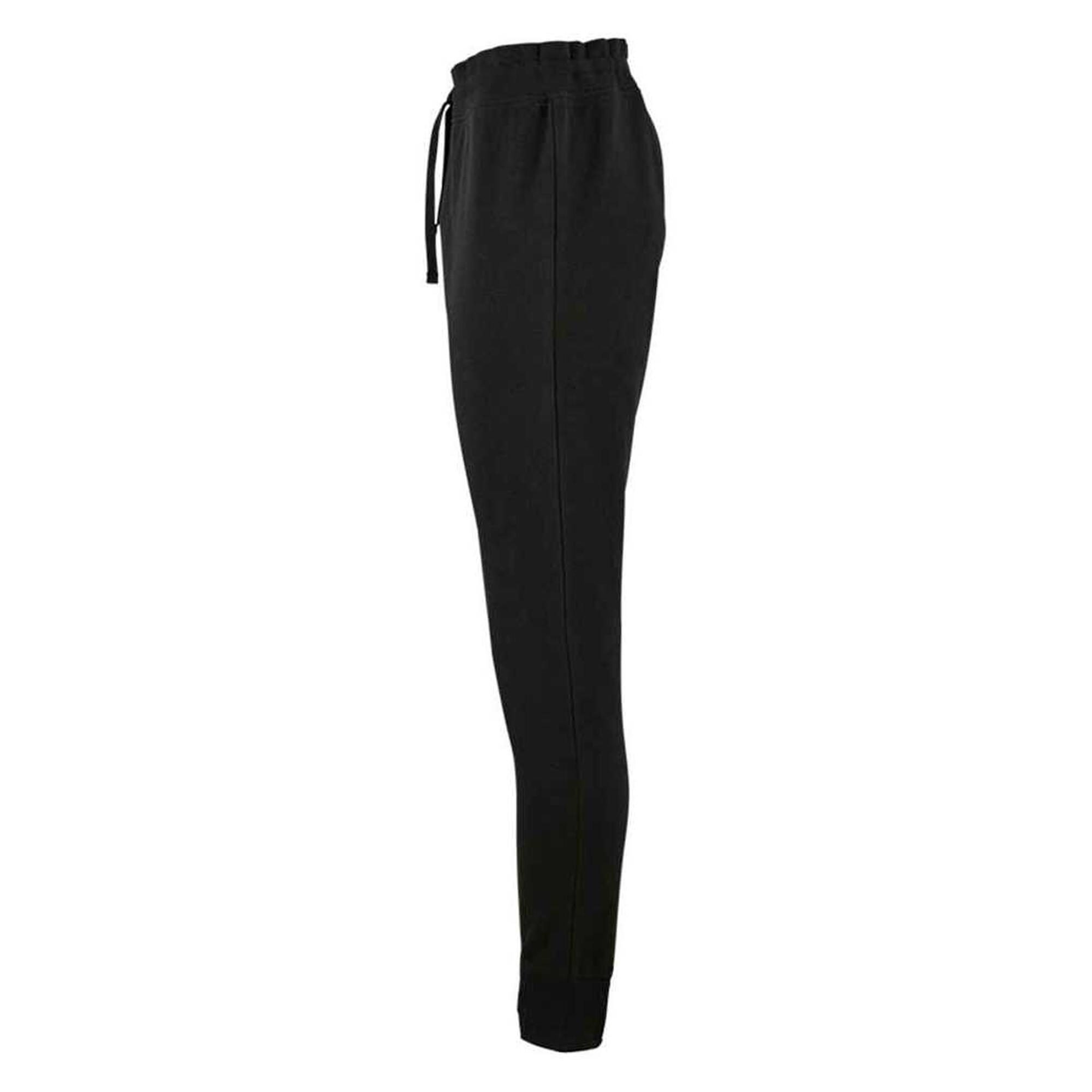 Dames Jake Slim Joggingbroek (Zwart) 3/4