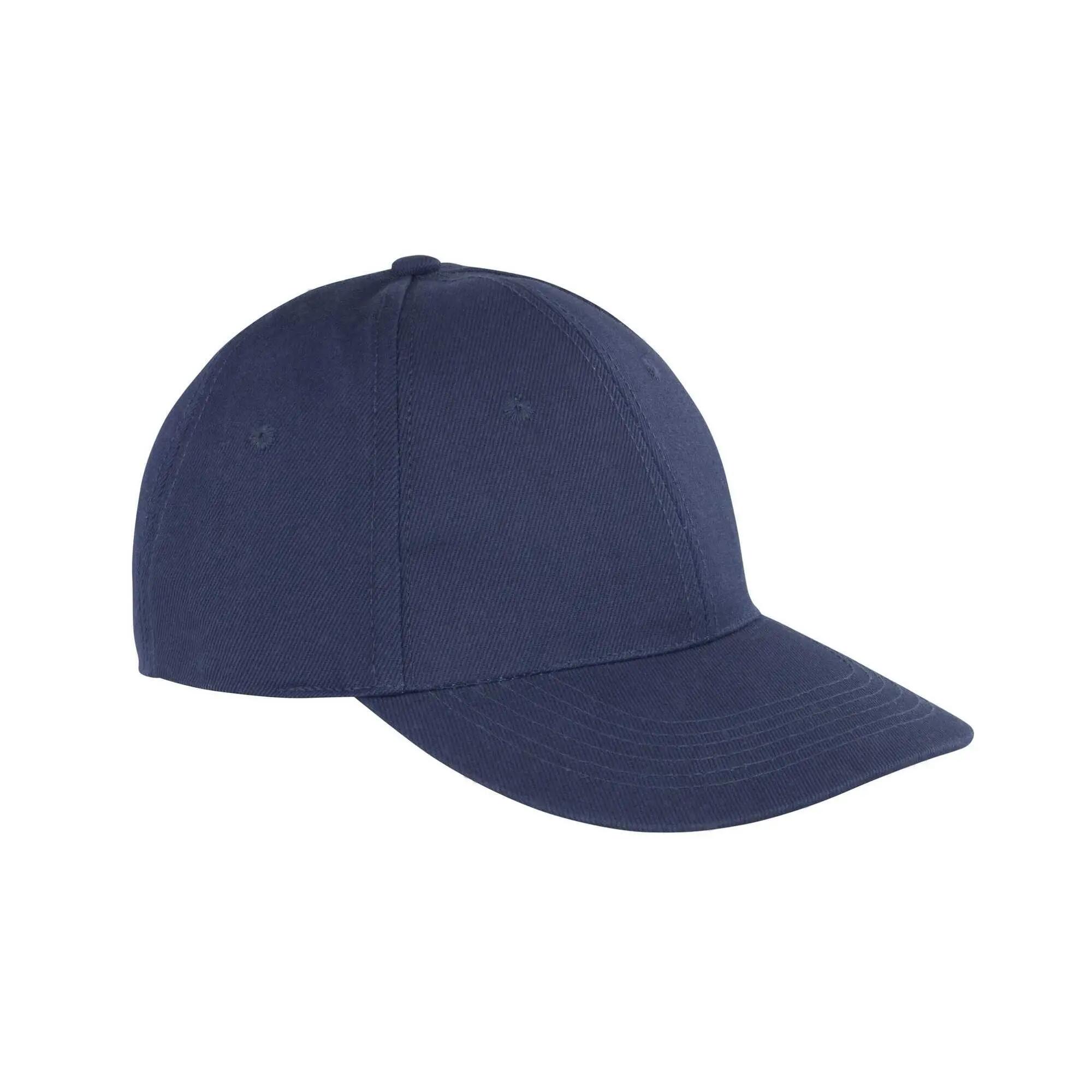 Memphis 6 Panel Brushed Cotton Low Profile Baseball Cap (Navy) 2/2