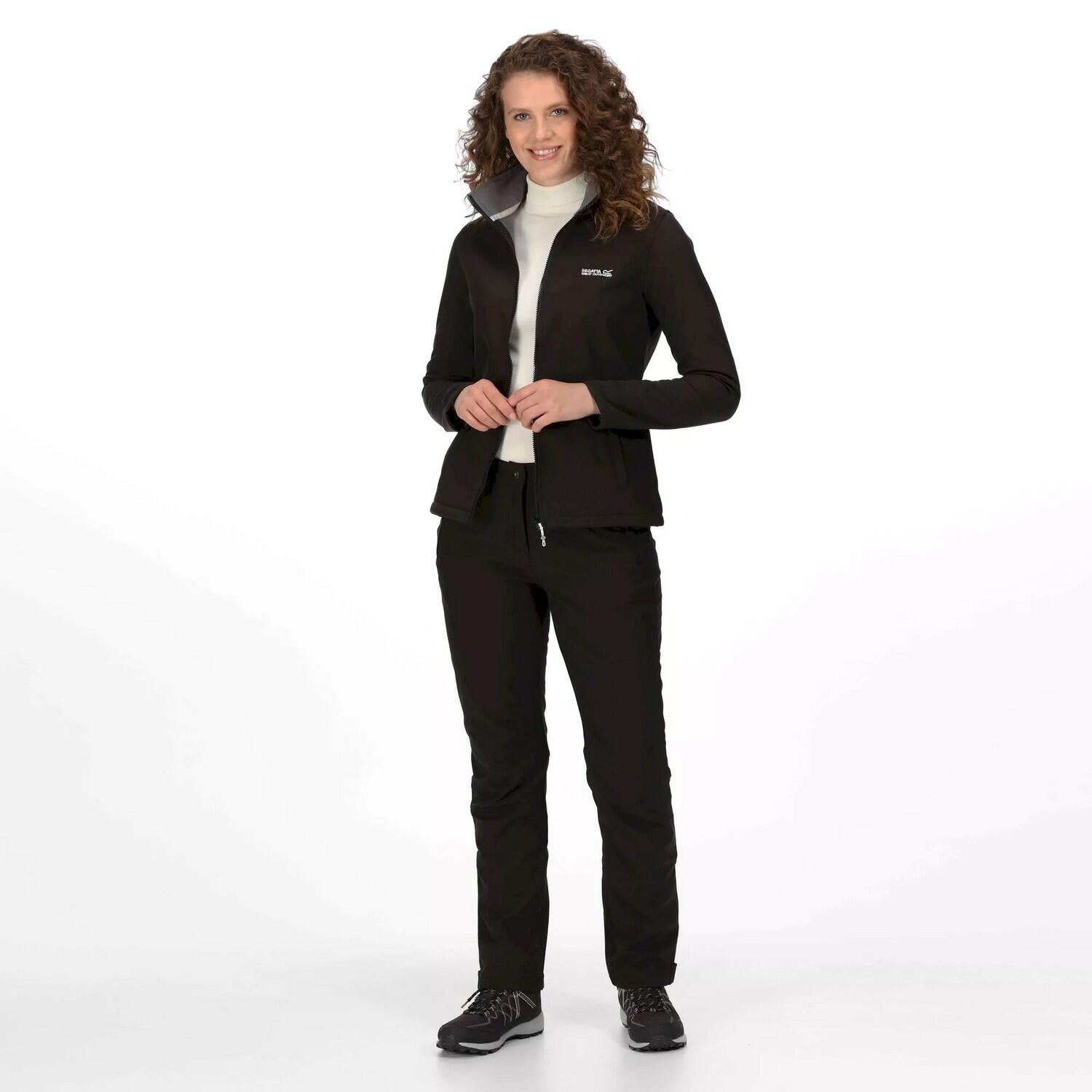 Great Outdoors Geo Softshell II Hose, lange Länge Damen Schwarz 1/5