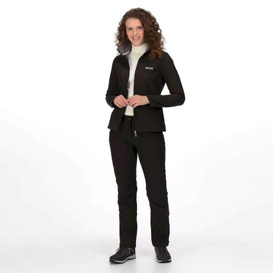 Great Outdoors Geo Softshell II Hose, lange Länge Damen Schwarz