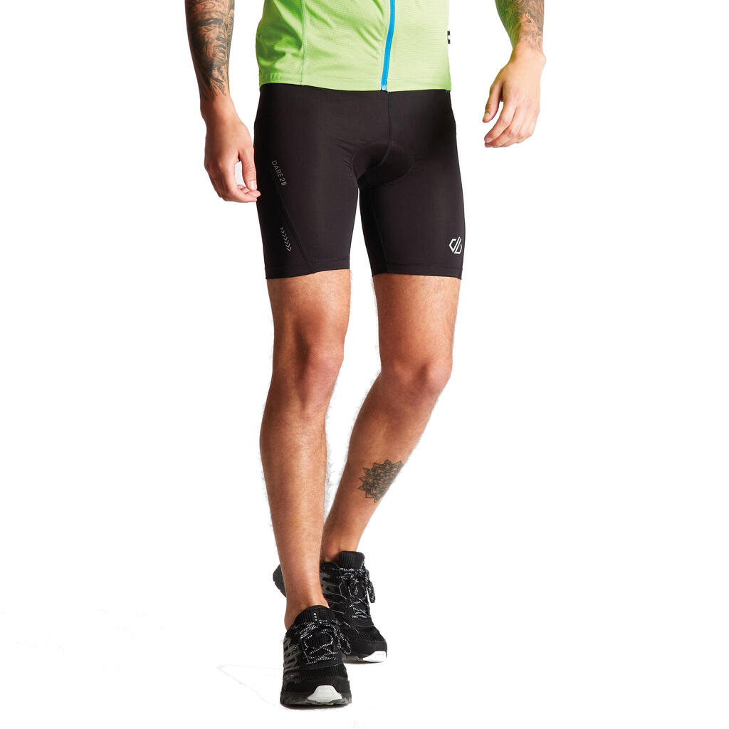 Mens Bold Short Cycling Pants (Black)