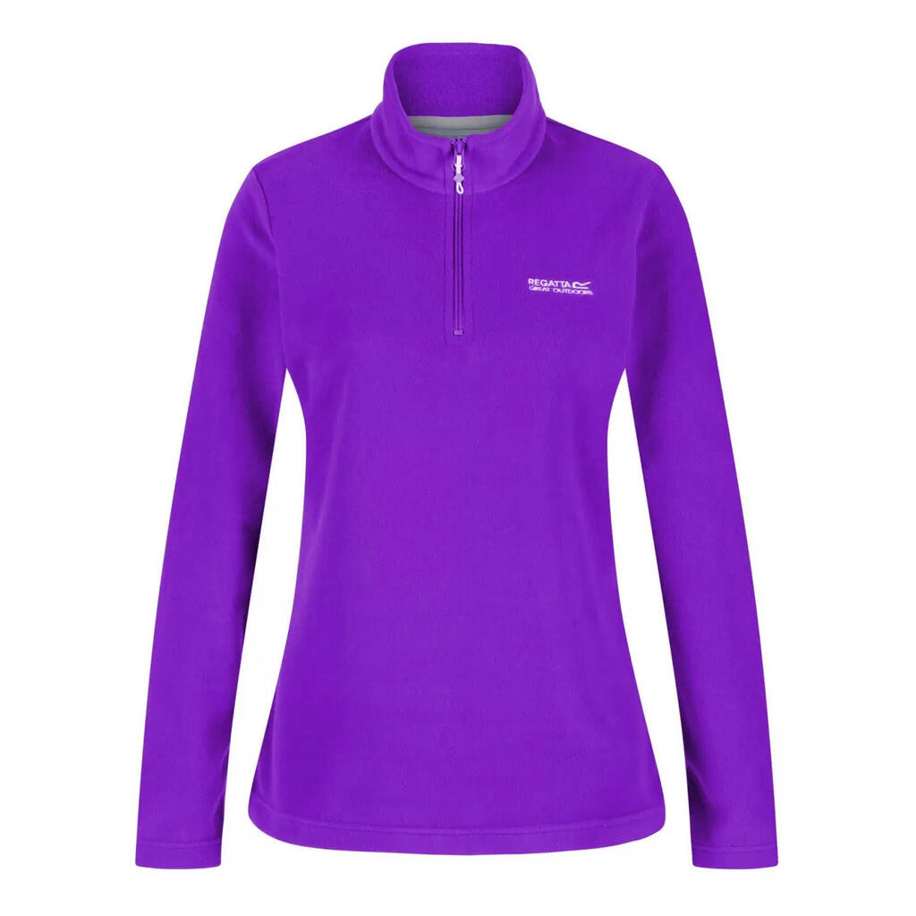 Great Outdoors Womens/Ladies Sweetheart 1/4 Zip Fleece Top (Violet)