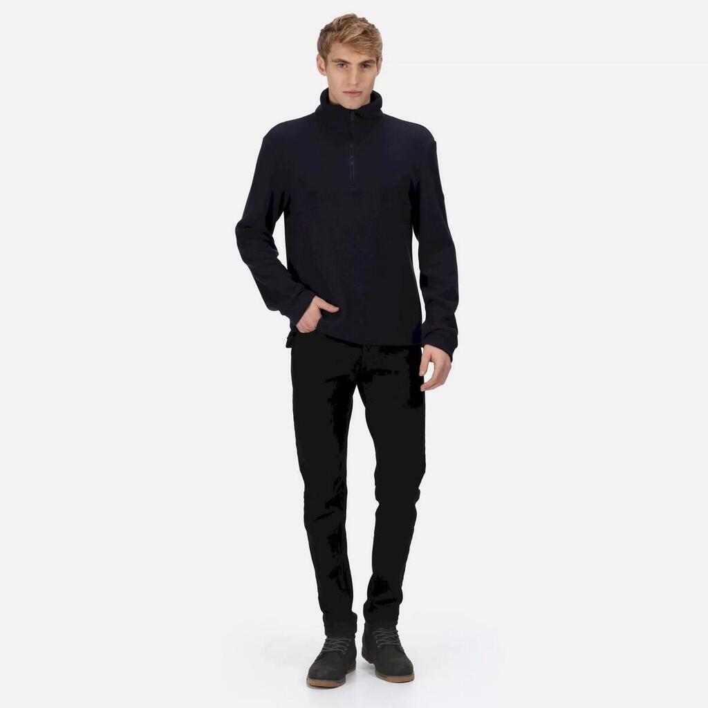 Mens Lanchester Quarter Zip Fleece Top (Navy)