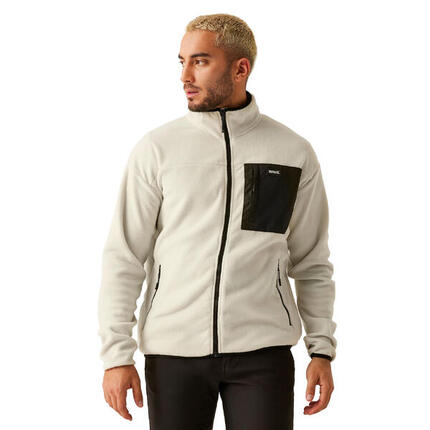 Frankie" Fleecejacke Durchgehender Reißverschluss für Herren Mondsüchtig