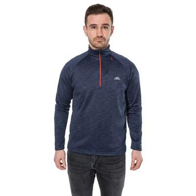 Heren collins half zip fleece vest (navy)