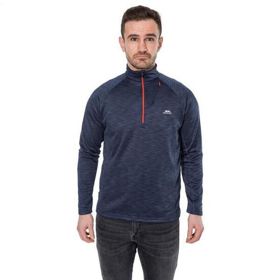 Haut Polaire COLLINS Homme (Bleu Marine Chiné)
